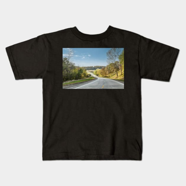 Twister Hill Movie Location Kids T-Shirt by StormChaserD